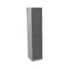 House Beautiful Realm Single Wardrobe, Grey Carcass - Carbon Grey Shaker Door (W) 450mm X (H) 2196mm